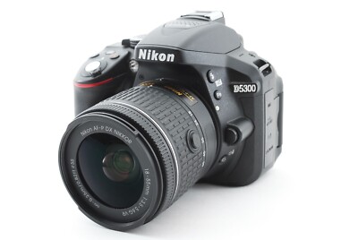 Nikon D5300 24.2MP DSLR Camera w/ AF-P 18-55mm Lens [Near MINT