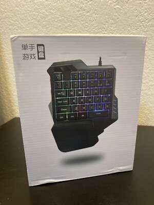 RedThunder One-Handed Gaming Keypad RGB LED Backlit 35 Keys Portable Mini