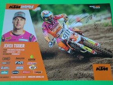 POSTER Motocross JORDI TIXIER # 911 # KTM SARHOLZ RACING TEAM mit Unterschrift