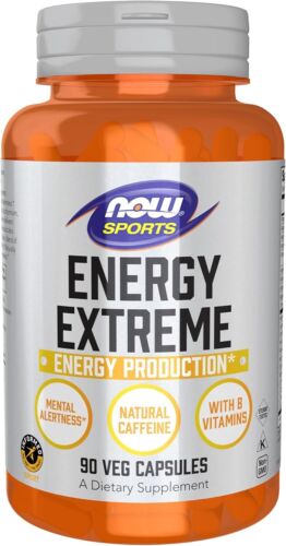 NOW Foods Sports Energy Extreme – B Vitamins, Chromium & Carnitine – 90 Veg Caps