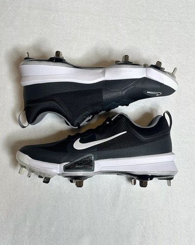 Nike Force Zoom Trout 9 Baseball Cleats Black White FB2907-001 Men's Size 8.5