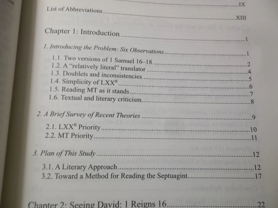  Reading David and Goliath in Greek and Hebrew by Benjamin J.M. Johnson 2015 PB - Image 4 of 4