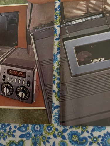 Vintage 1980 Sears Beta Vision VCR Print Ad Portable Model #5356 - Bild 6 von 10