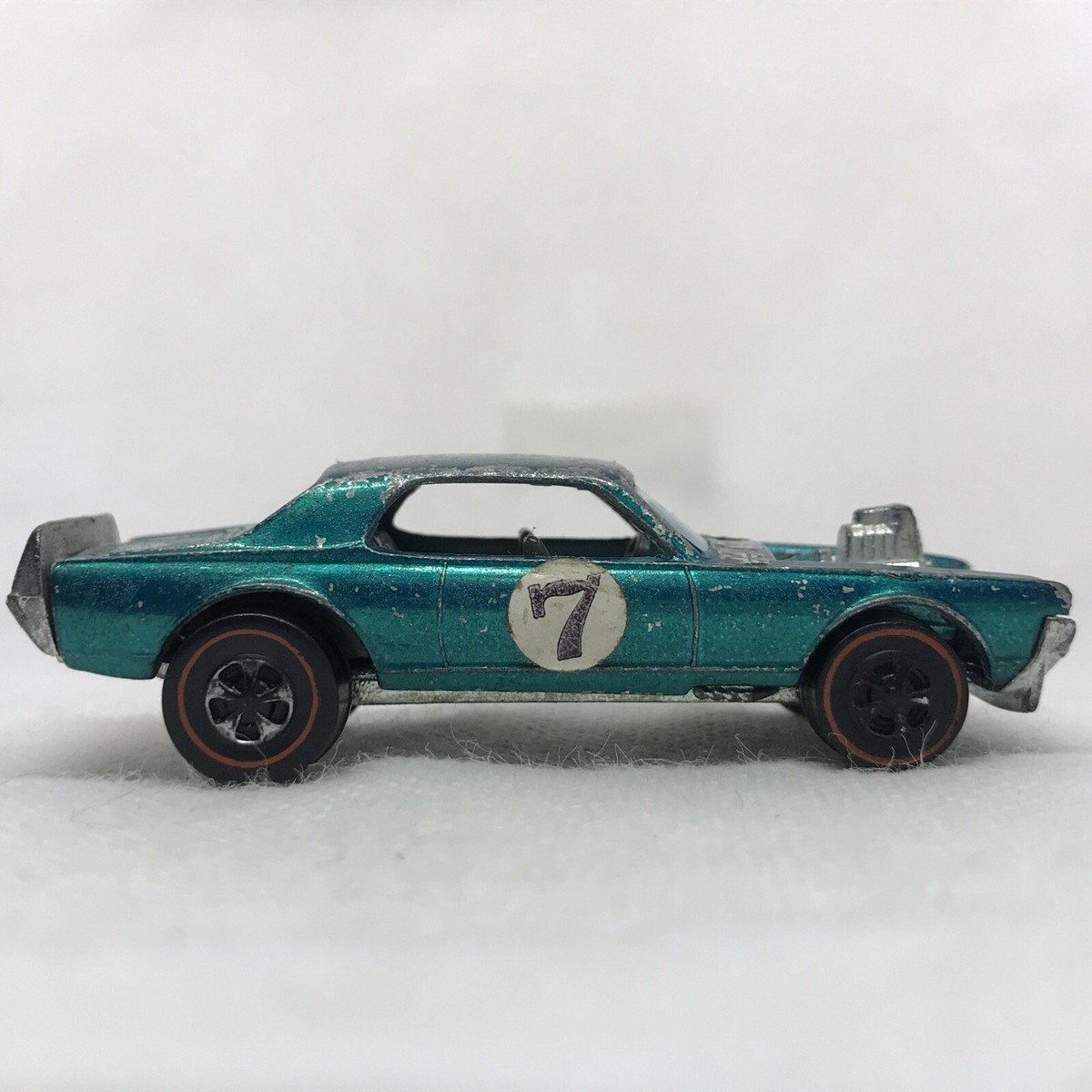 Hot Wheels Redline Nitty Gritty Kitty #7 1969 Aqua Gray Int. Made