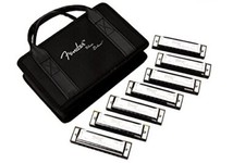 Fender Blues Deluxe Harmonicas, Set of 7, Key...