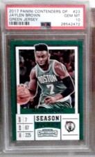 Jaylen Brown RC 2016-2017 Panini Contenders DP Rookie Card#23 GEM PSA10!Celtics