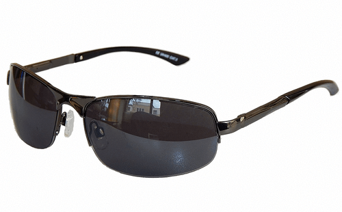 OCCHIALI DA SOLE MATRIX OCCHIALI DA MOTOCICLISTA OCCHIALI COOL ANTRACITE NERO ASTA FLESSIBILE M 26 - Foto 2 di 4