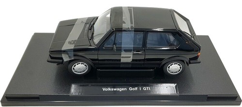 Welly 1/18 Scale Diecast 18039W - Volkswagen Golf I GTI - Black - Picture 3 of 5