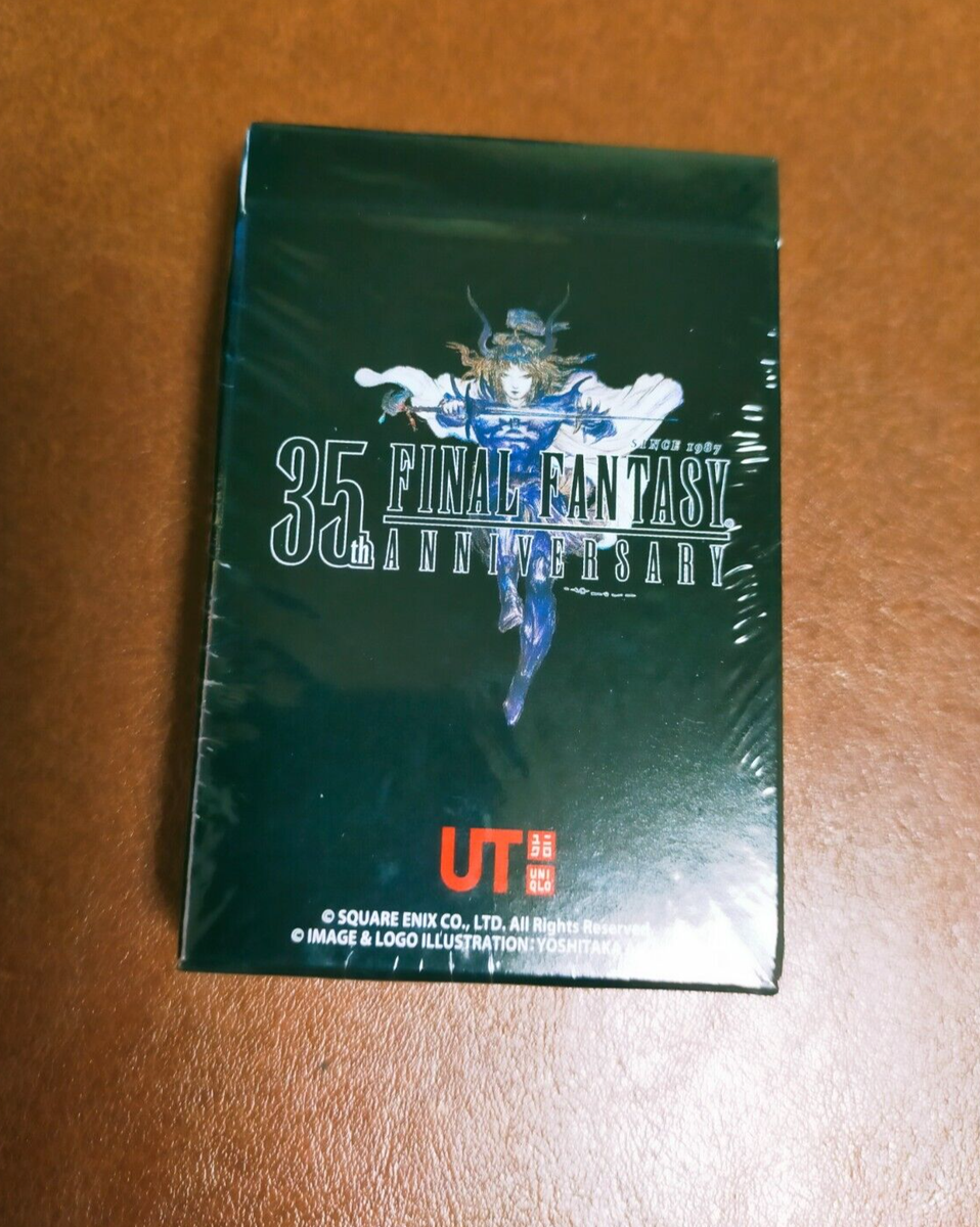 Final Fantasy 35th ANNIVERSARY UNIQLO UT Novelty Black ver Trump