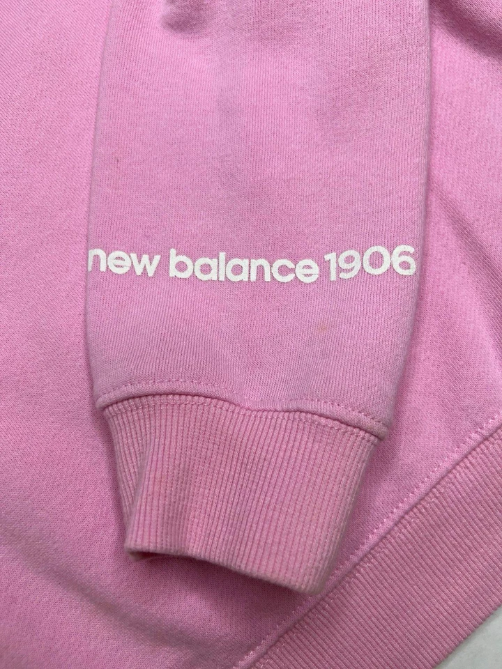Sudadera con capucha New Balance rosa para niñas - talla 10/12 Foto 4 de 4