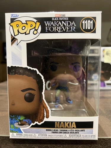 Marvel Black Panther Wakanda Forever Nakia 1101 Funko Pop EMBALAJE ORIGINAL Raro Nuevo