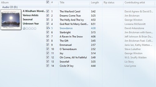 A Winter Wonderland - CD DISC ONLY, No Case, Art or Tracking - Imagen 2 de 2