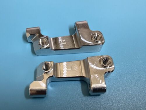 Dhawk CNC Aluminium Hinterarmhalterungen silber für Team Associated RC10GT - Bild 4 von 6