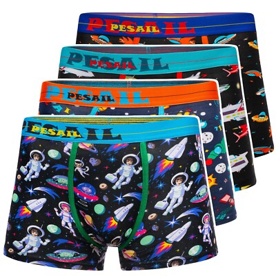 4er Pack Boxershorts bunte Herren Unterhosen Baumwolle Unterwäsche M- 2XL MIX