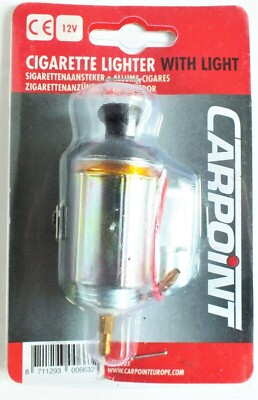 CARPOINT CIGARETTE LIGHTER WITH LIGHT. 12V.