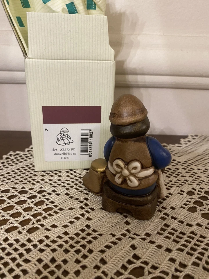 Thun Calzolaio del Presepe Classico Blu. Con Scatola - Immagine 3 di 4