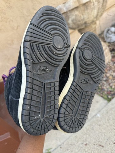 Zapatos Nike Dunk Sky High negros gamuza púrpura cuña para mujer talla 10 528899-014 - Imagen 3 de 8