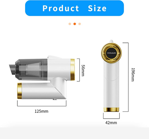 Handheld Vacuum Cordless, 9000Pa Strong Suction, 90°Foldable Mini Portable Vacuu - Picture 7 of 12