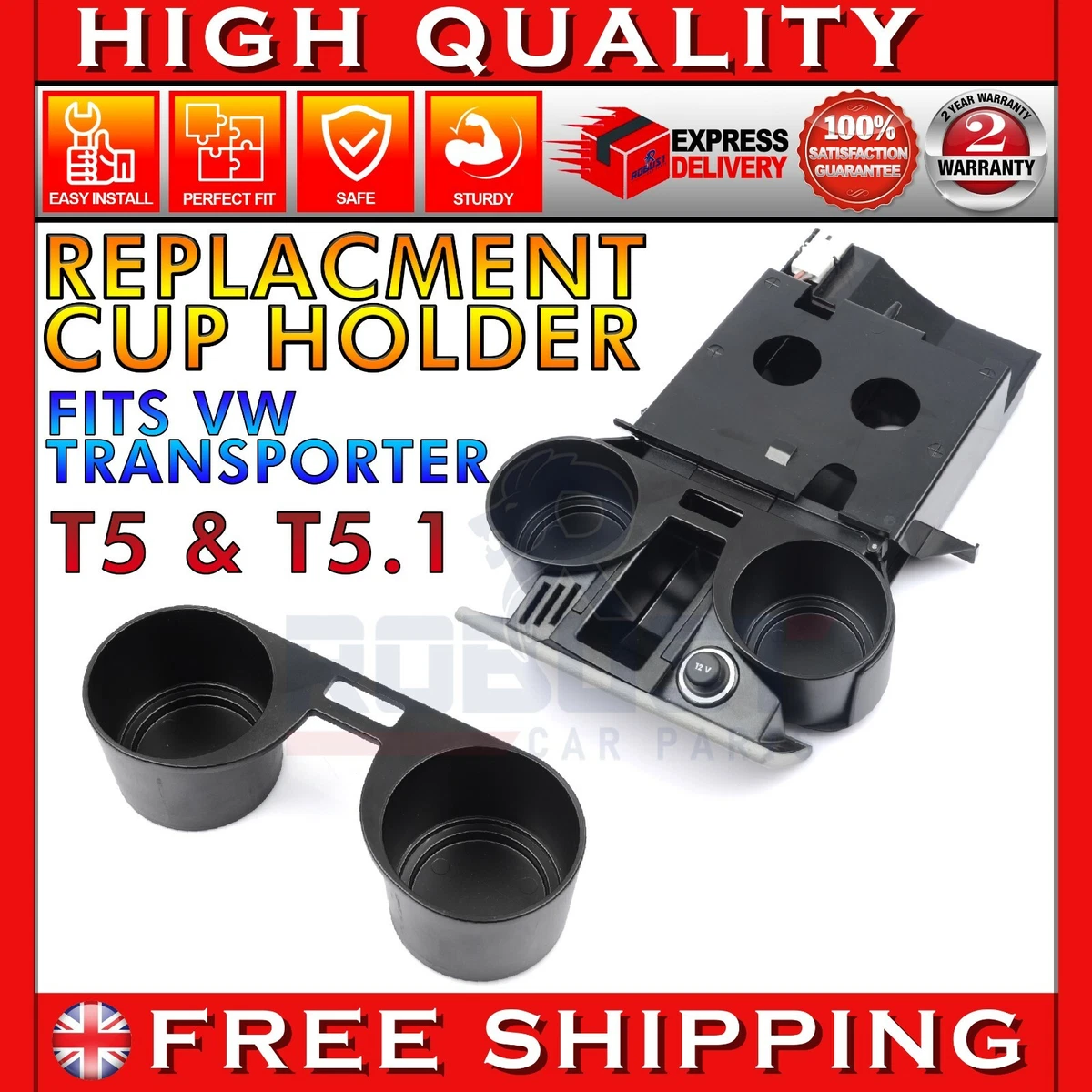 Vw t5 replacement cup holder deals