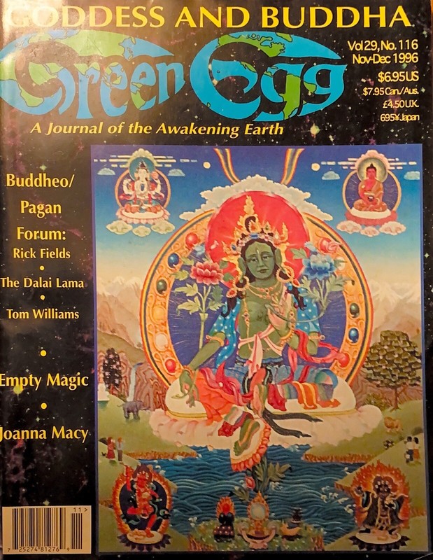 Green Egg: A Journal Of The Awakening Earth, GODDESS AND BUDDHA Nov/Dec 1996 