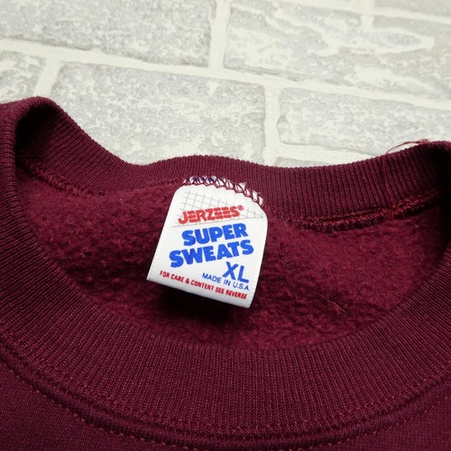 VINTAGE Jerzees pull adulte XL elfe et sanders avocats col rond sweat - Photo 3/10