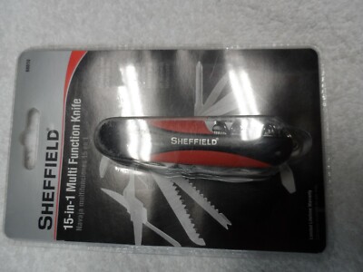 Sheffield 15-in-1 Multi Function Knife NIP - Part # 60010