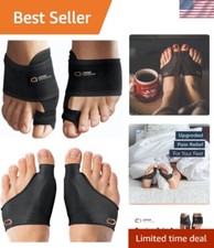 Effective Bunion Relief Kit with Corrector Sleeves  Splints - Small/Medium Size