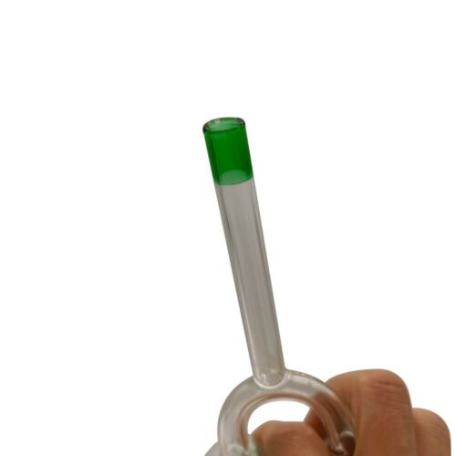 6 inch Smoking Pipes Double Hole Glass Bongs Hand Pipes Spoon Glass Water Pipes. - Picture 6 of 7