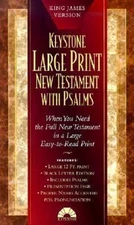 Keystone Large Print New Testament with Psalms-KJV by National Bibles