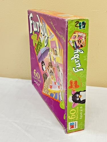 Vintage Milton Bradley 1999 Furby 60 Piece Puzzle NIB (Damaged Box) - Picture 3 of 5
