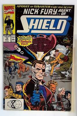 Nick Fury Agent of SHIELD #15 Marvel Comics (1990) FN+ 1st Print Comic Book