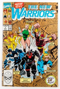 New-Warriors-1-2nd-1990-Marvel-Origin-Bagley-Art-NM