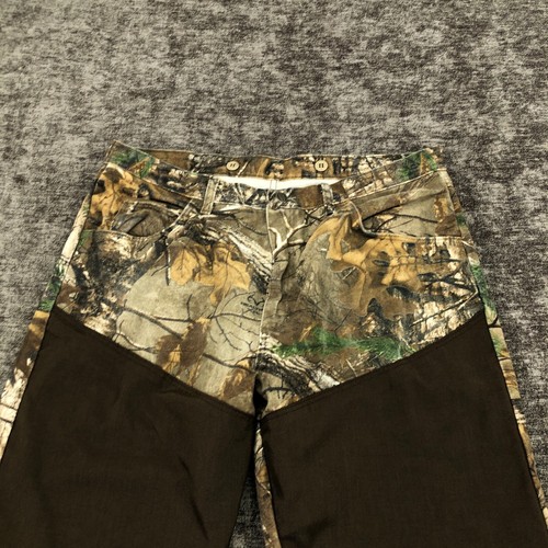 Wrangler Pro Gear Camo Pants Men 36x30 Realtree Camouflage Brush Guard Hunting - Picture 2 of 13