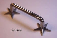 STAR FOOT PULL SN WESTERN CABINET HARDWARE DRAWER PULLS TEXAS STAR KNOBS