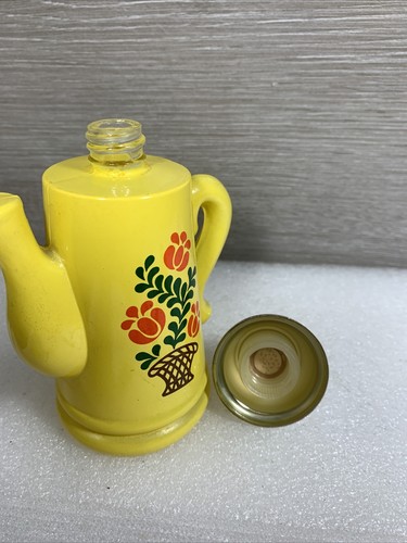 Vintage Avon Koffee Klatch Lemon Velvet Bath Foam Bottle Empty- No box - Picture 6 of 6