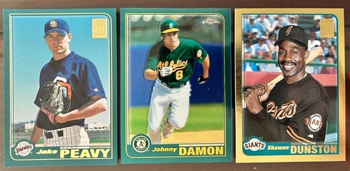 2001 Topps Traded GOLD Baseball Cards + CHROME + Base: U Pick! 50 Cent Ship!