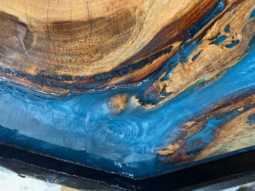 Ocean Cast River Table PourOn CRYSTAL CLEAR EPOXY RESIN 2A:1B EasyCast DIY Kit - Picture 30 of 34