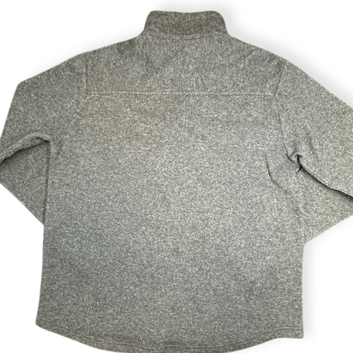 HORNY TOAD Men’s Gray Wool Blend Quarter-Zip Pullover Sweater Size Large - Picture 2 of 5