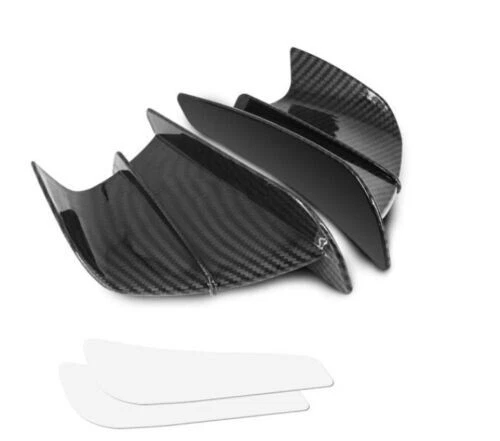 Alerón de carbono carenado lateral alas aerodinámicas para Kawasaki Ninja ZX10R Foto 2 de 4