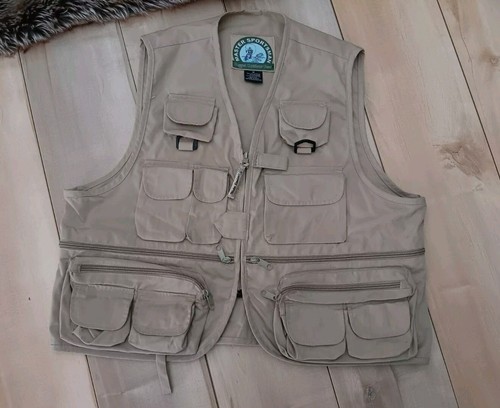 Master Sportsman Rugged Outdoor Gear Vest Sz.Medium *GENTLY WORN - Picture 2 of 6