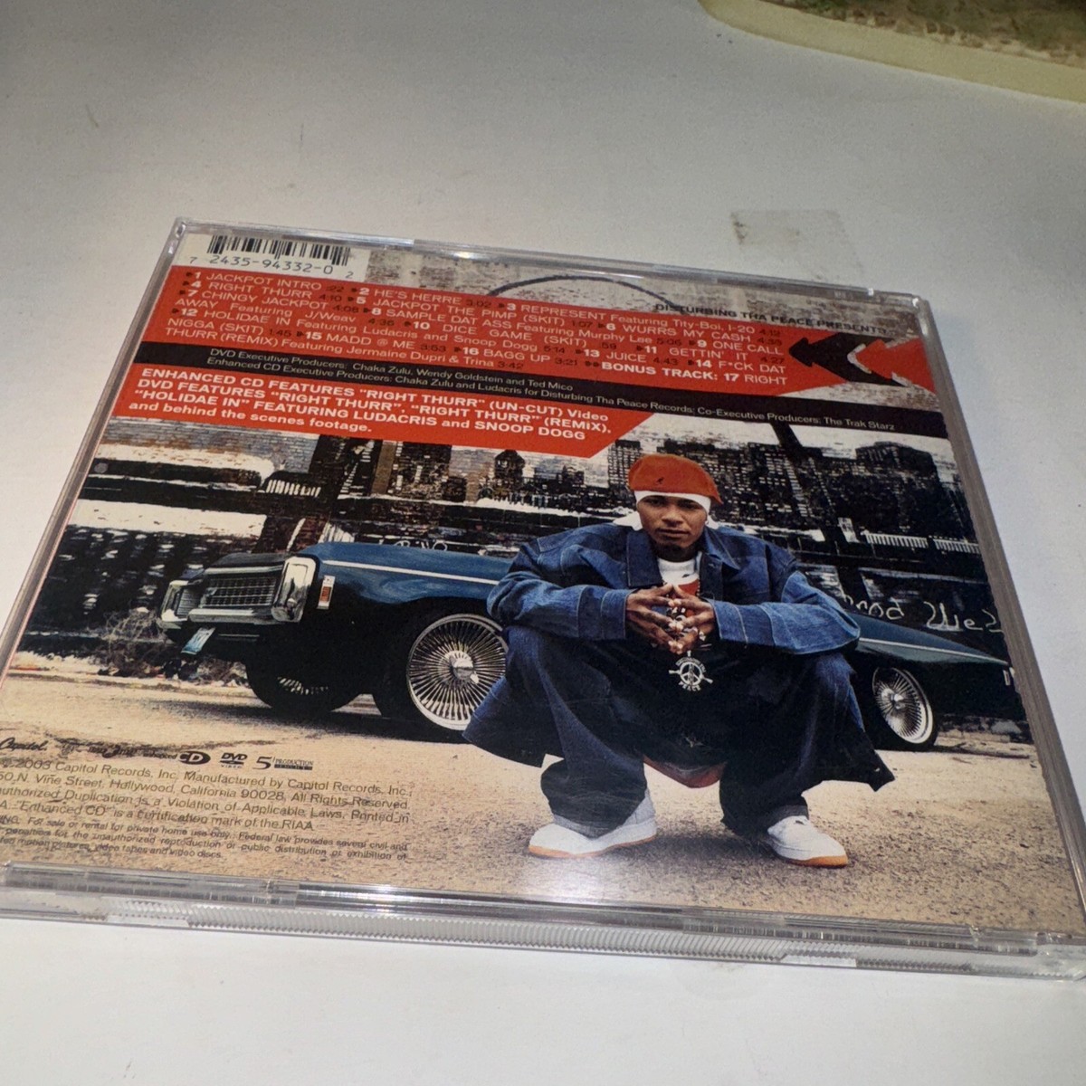 Jackpot [PA] by Chingy (CD, Bonus Dvd ￼Nov-2003, Capitol/EMI