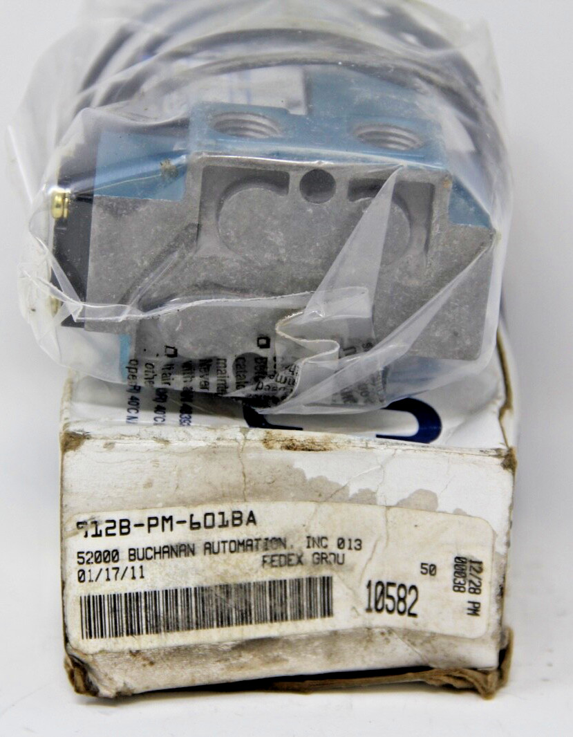 MAC VALVES INC 912B-PM-601BA / 912BPM601BA Brand New In Box OEM
