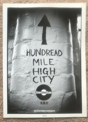 OCEAN COLOUR SCENE - HUNDRED MILE HIGH CITY 1997 Full page UK magazine ad 