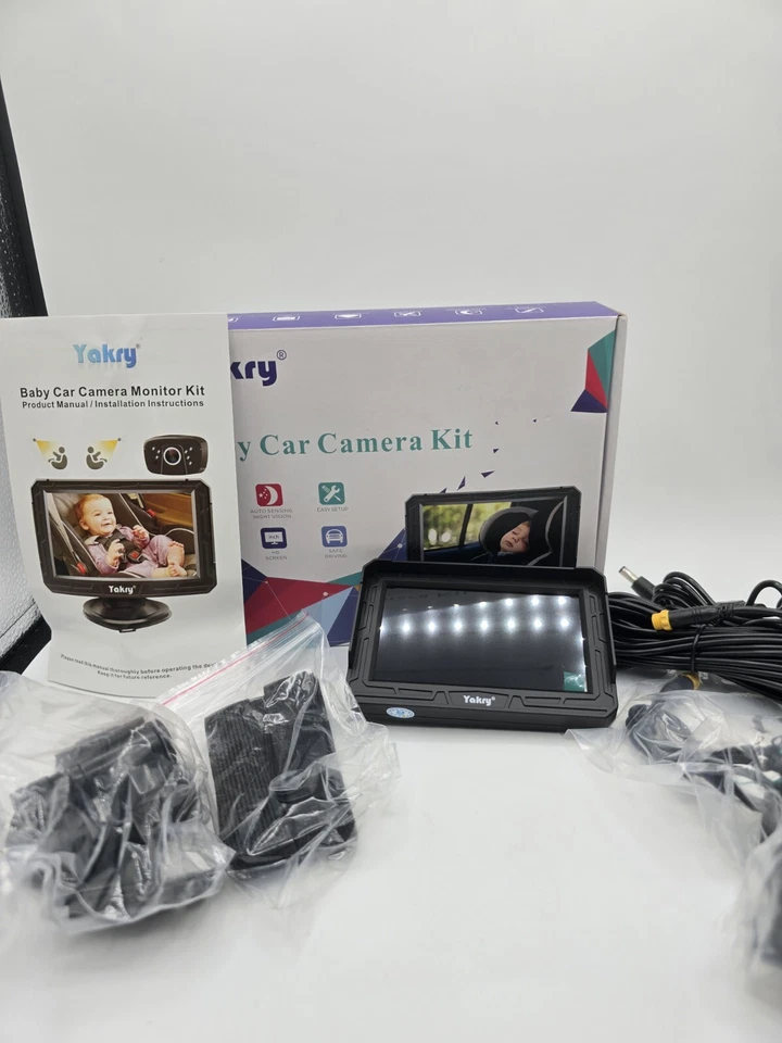 Yakry Baby Car Camera Monitor Kit - Brand New - Image 3 of 4