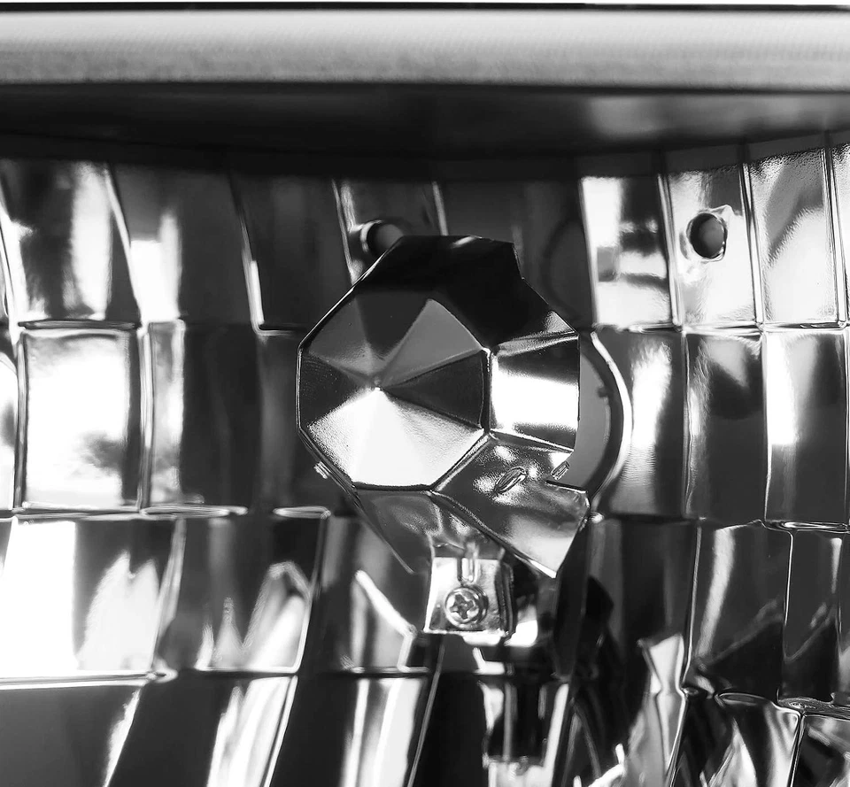 Fits 93-97 Ford Ranger Black LED Strip 1PC Style Headlights+Corner Signal Lamps - Image 4 of 4