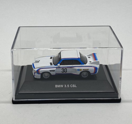 Schuco 1/87 HO BMW 3.5 CSL Miniature Sport Car #30 White Diecast Model - Picture 10 of 19