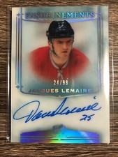 JACQUES LEMAIRE 2019-20 The Cup Enshrinements Autograph #24/99 E-JL