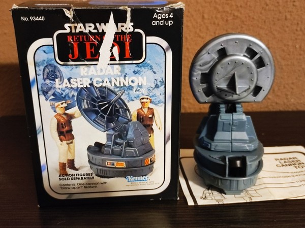 STAR WARS. MINI-RIG RADAR LÁSER CANNON. KENNER VINTAGE 100%.
