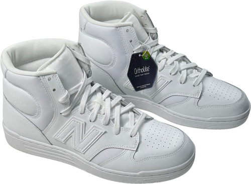 New Balance 480 High Top Sneaker / Schuhe - NEU Herren 10 weiß - #47008-OFCL - Bild 2 von 5