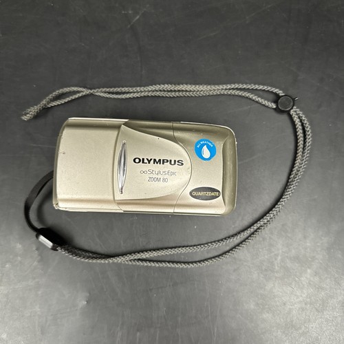 Olympus Stylus Epic Zoom 80 35mm Point Shoot Film Camera All Weather Vintage